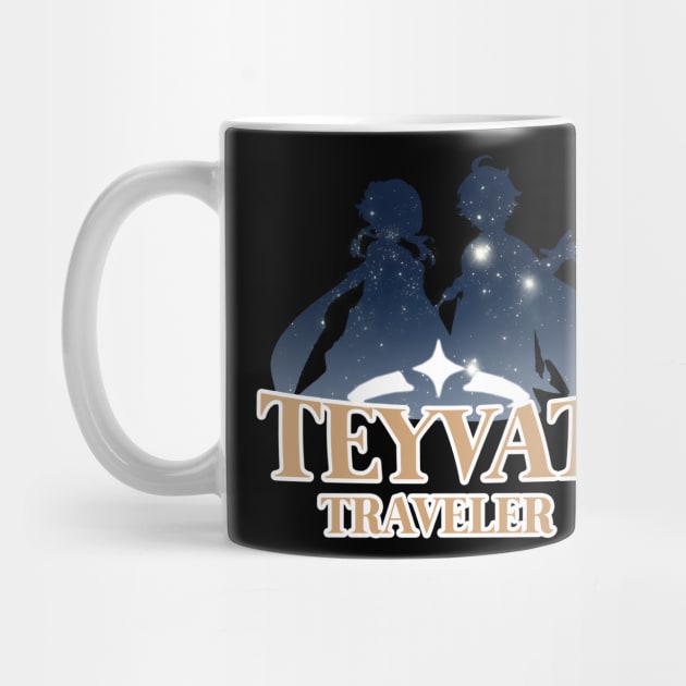 Teyvat Traveler Genshin Impact by Asiadesign